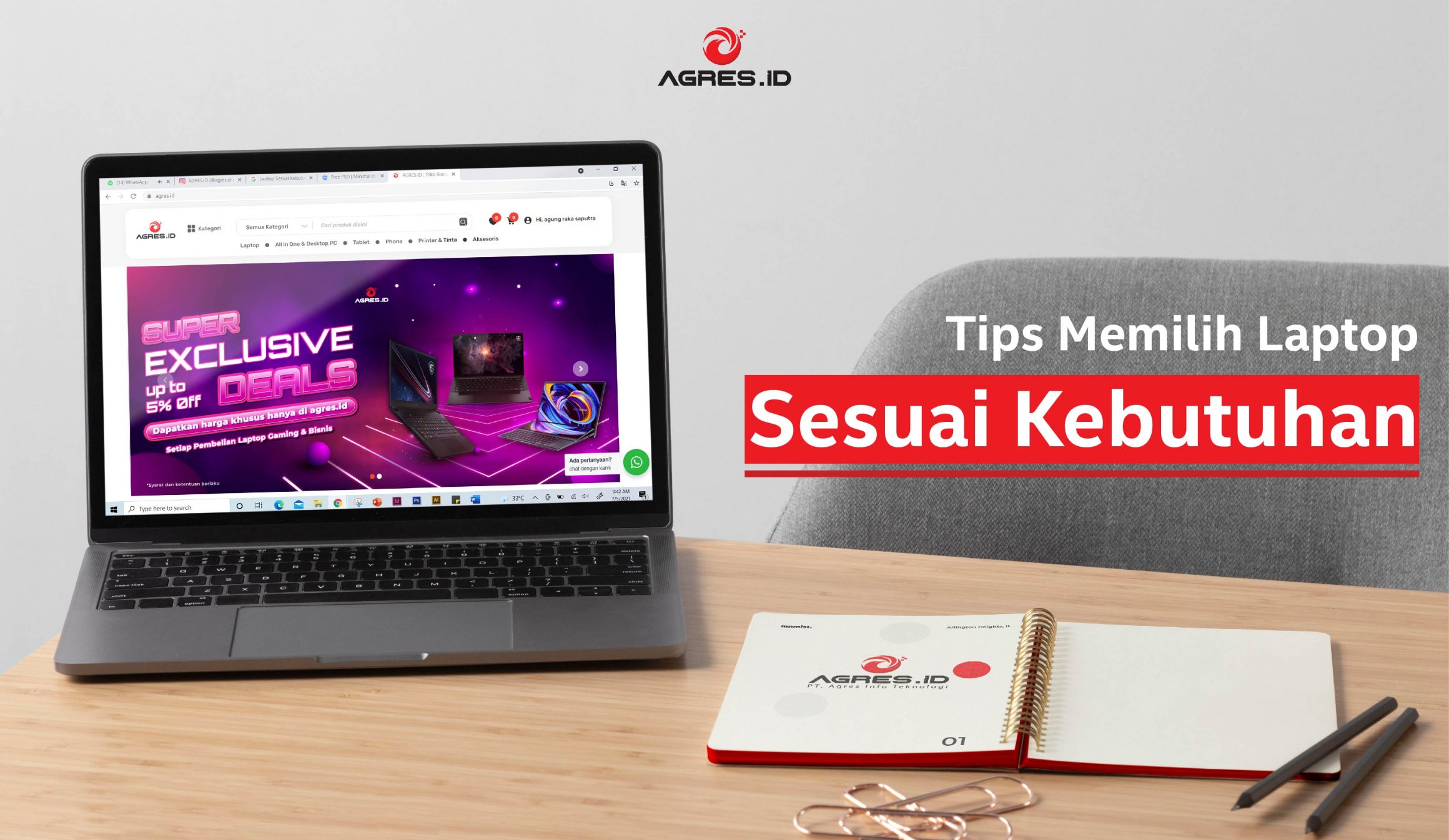 Tips Memilih Laptop Sesuai Kebutuhan Agres Id Blog