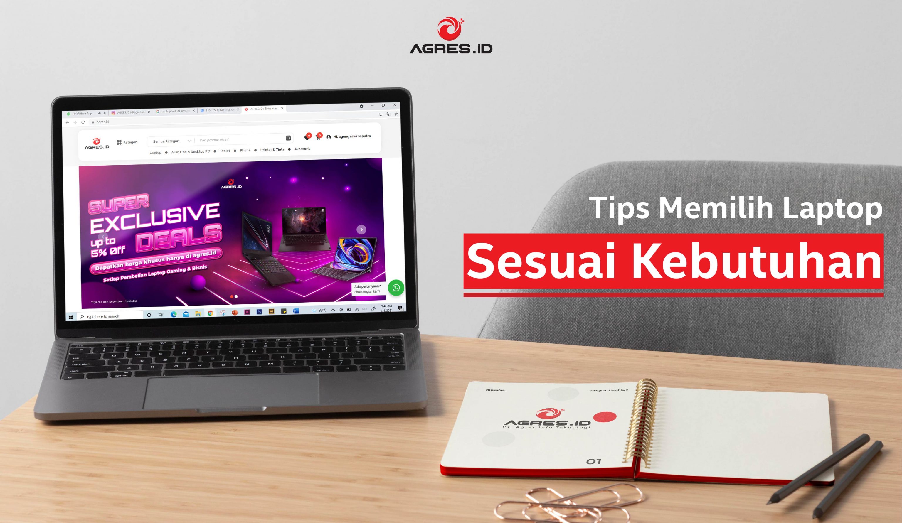 Tips Memilih Laptop Sesuai Kebutuhan - AGRES.ID Blog