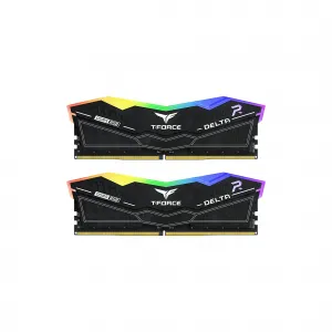 TEAM TFORCE DELTA RAM LONGDIMM DDR5 32GBX2 PC6000 RGB BLACK